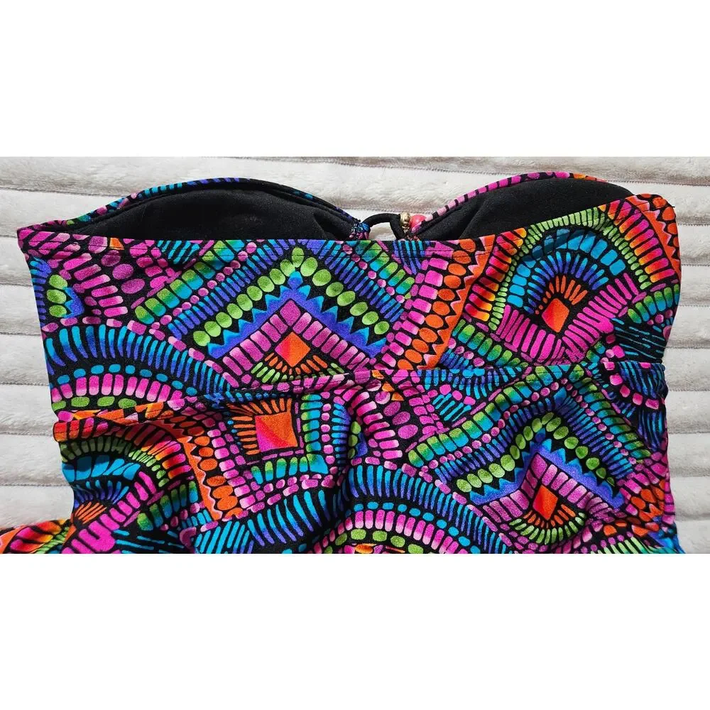 Gossip Collection Women's Medium Motif- Inspired 2 Piece Swimsuit